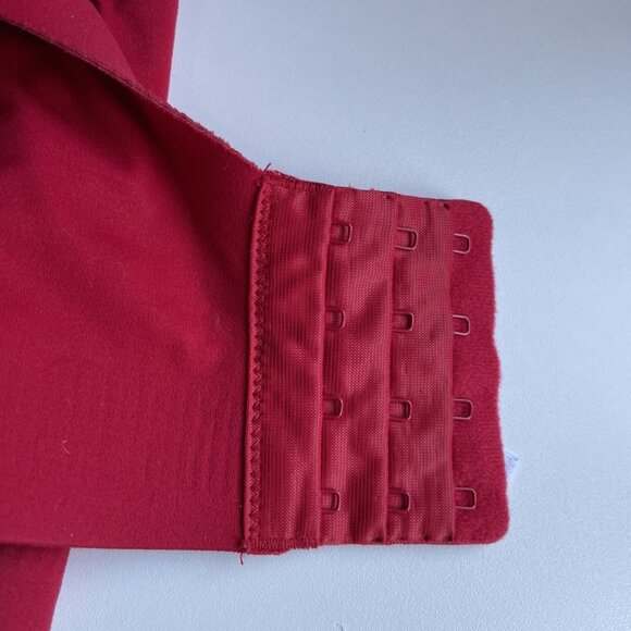 Cacique Lane Bryant Modern Luxe Lightly Lined Balconette Bra Size 42DDD Red - Picture 4 of 9